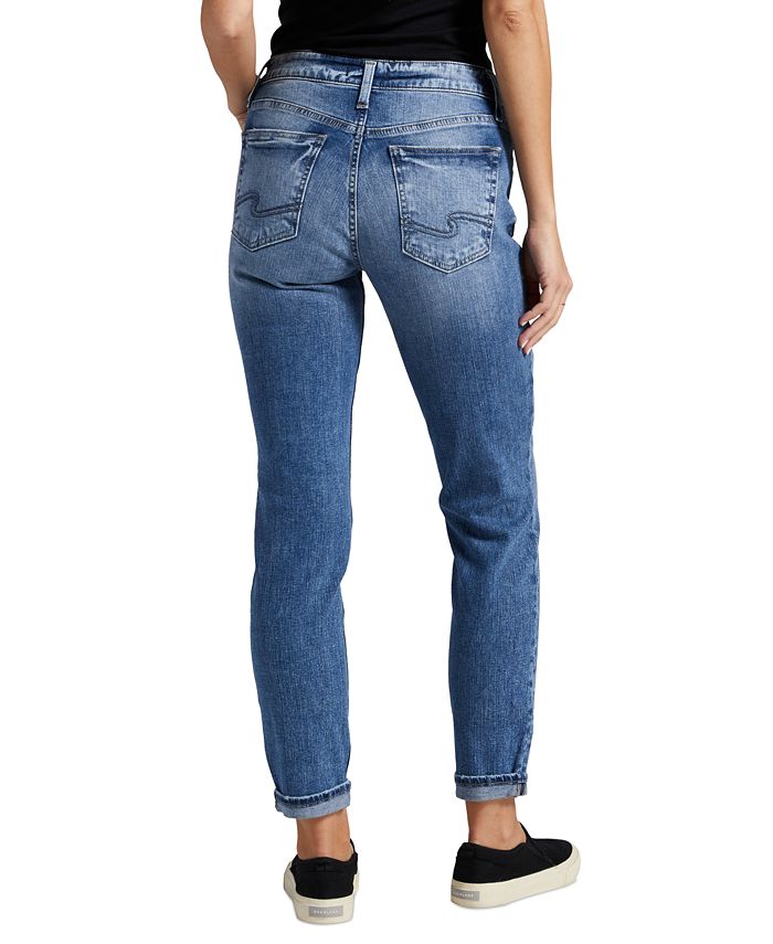 Silver Jeans Co. Women's MidRise SlimLeg Boyfriend Jeans Macy's
