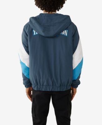 True Religion Men's Hooded Windbreaker 