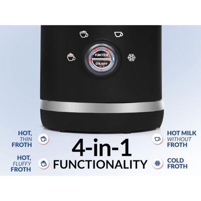 Milk Frother Electric Heater - Automatic 4-in-1 Function Milk Steamer For Hot & Cold