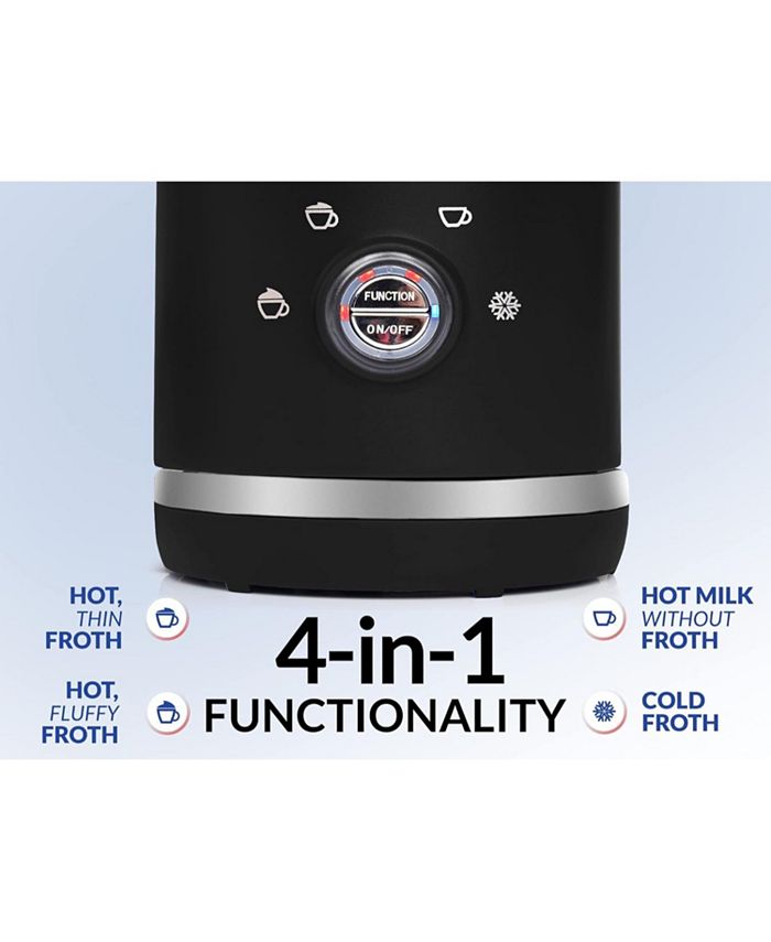 Zulay Kitchen Milk Frother Electric Heater Automatic 4in1 Function