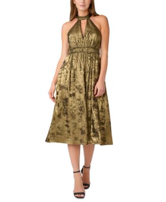 Aidan by Aidan Mattox - Women's Cutout-Detail A-Line Midi Dress