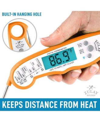 Instant Read Food Thermometer - Waterproof Digital Meat Thermometer