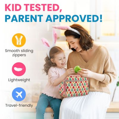 Insulated Lunch Bag With Spacious Compartment & Built-In Handle