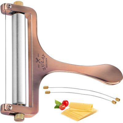 Heavy Duty Adjustable Cheese Slicer with 2 Extra Wires