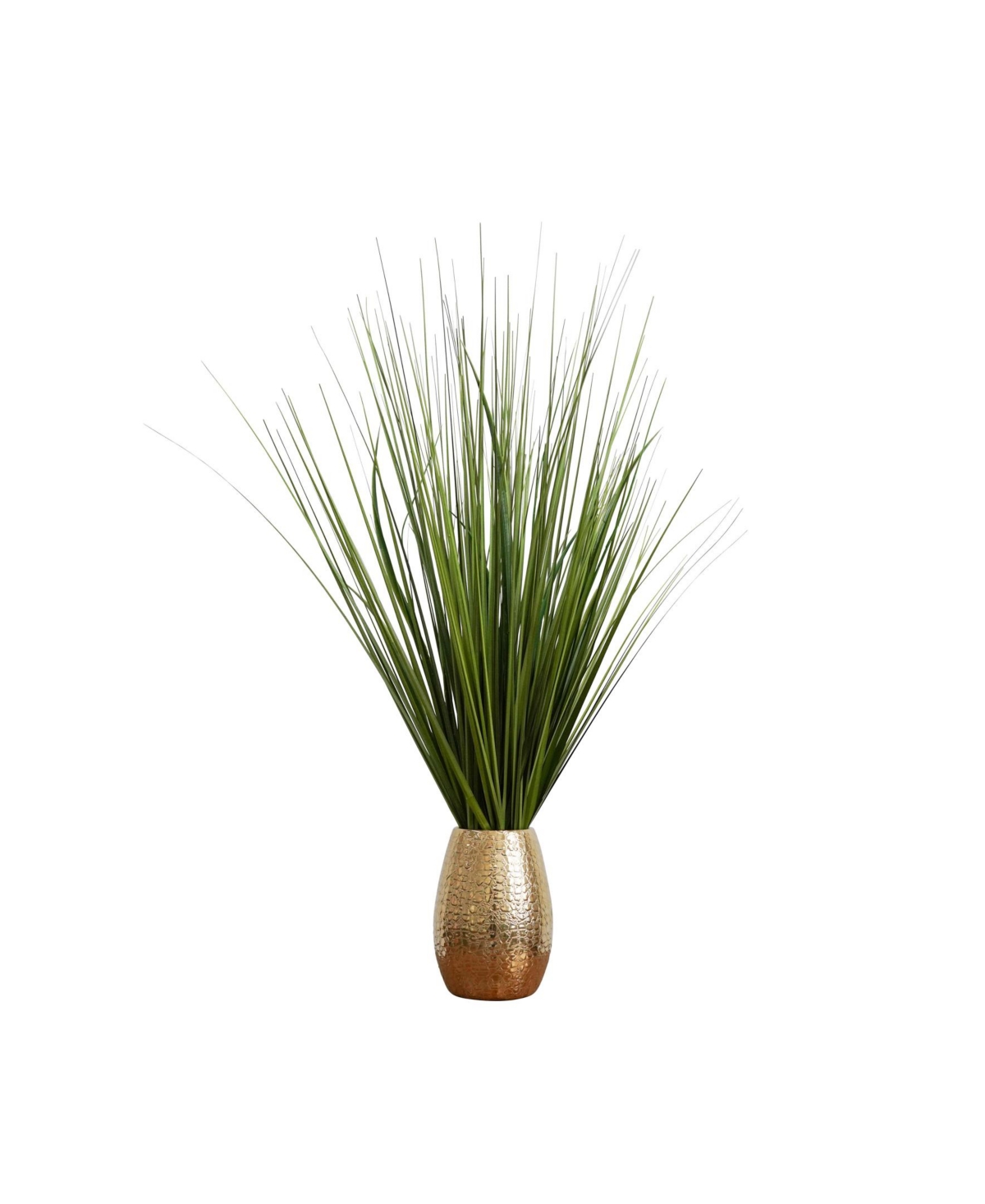 Tabletop Artificial Foliage in Crackled Ceramic Pot, 30" - Gold-Tone