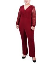 Macys womens discount red jumpsuit
