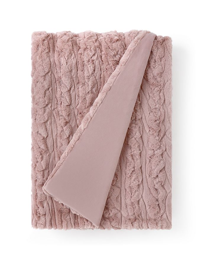 UGG® Ismay Faux Fur Throw, 50" x 70" & Reviews Blankets & Throws