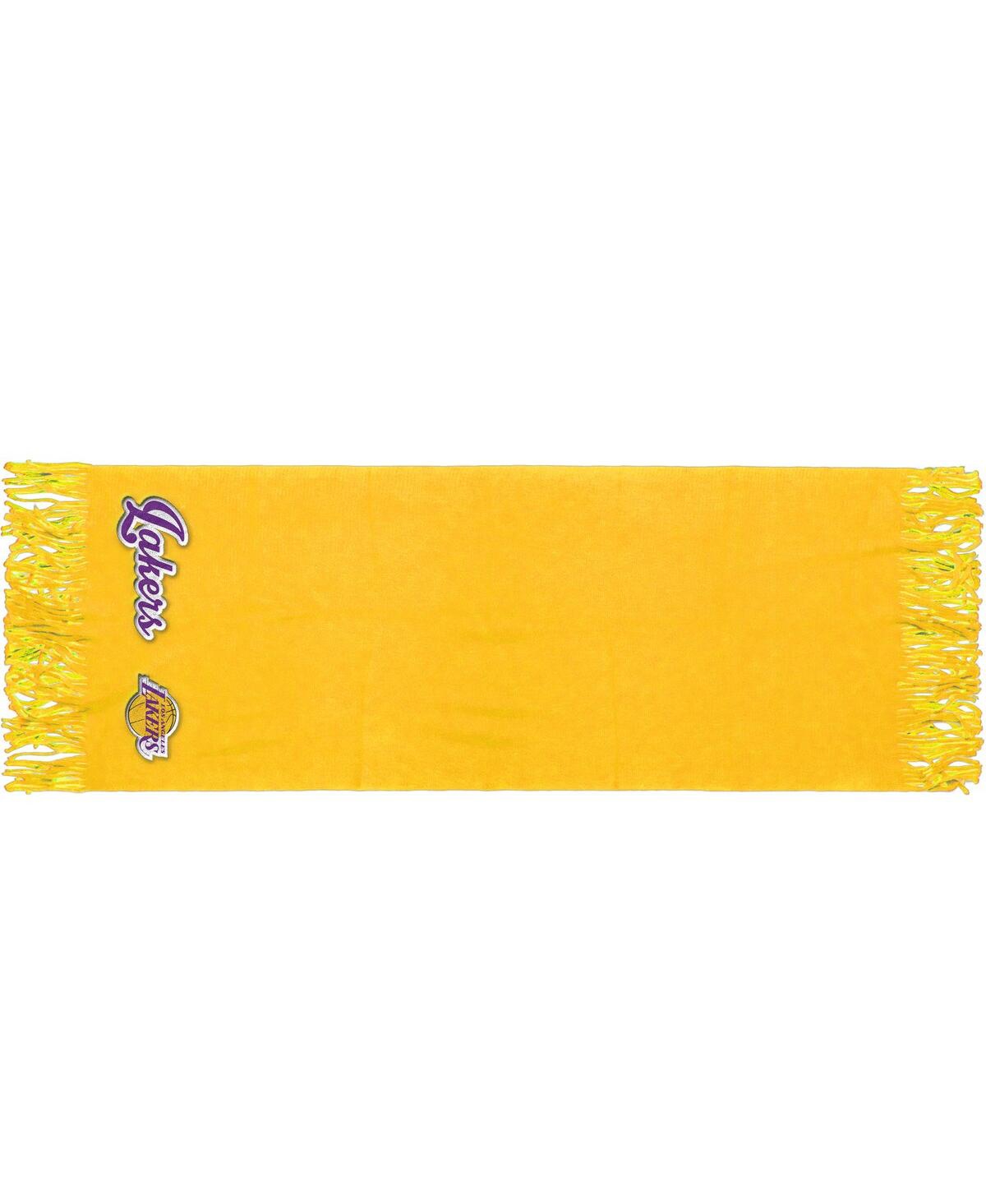 Women's Los Angeles Lakers 81" x 27" Oversized Fringed Scarf - Yellow