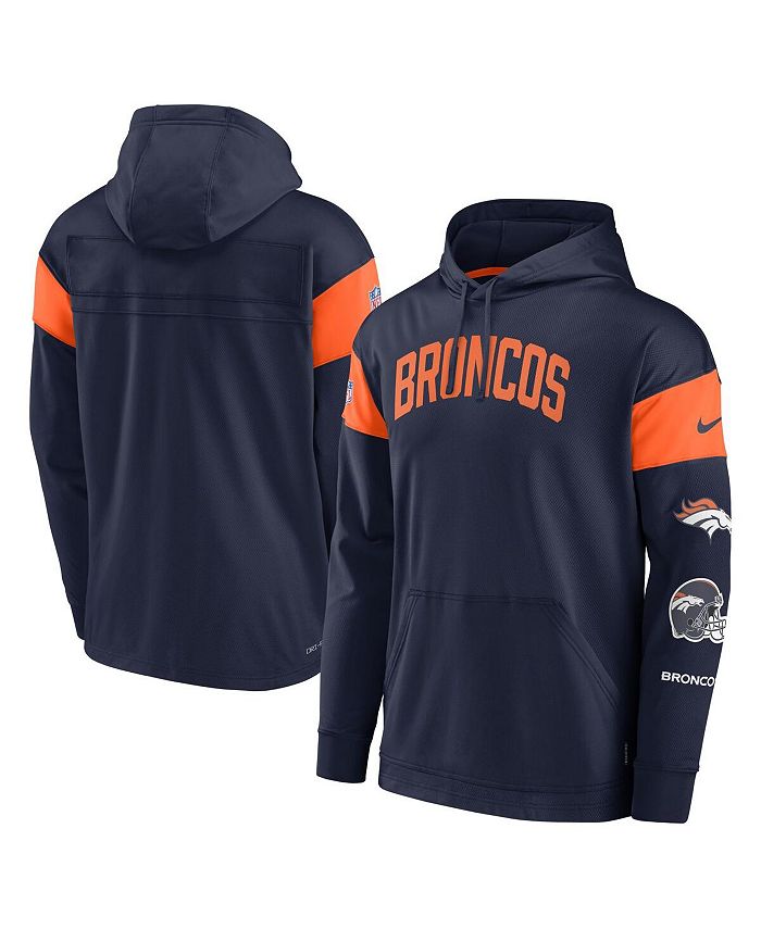 Nike Men's Denver Broncos Historic Pullover Hoodie - Macy's