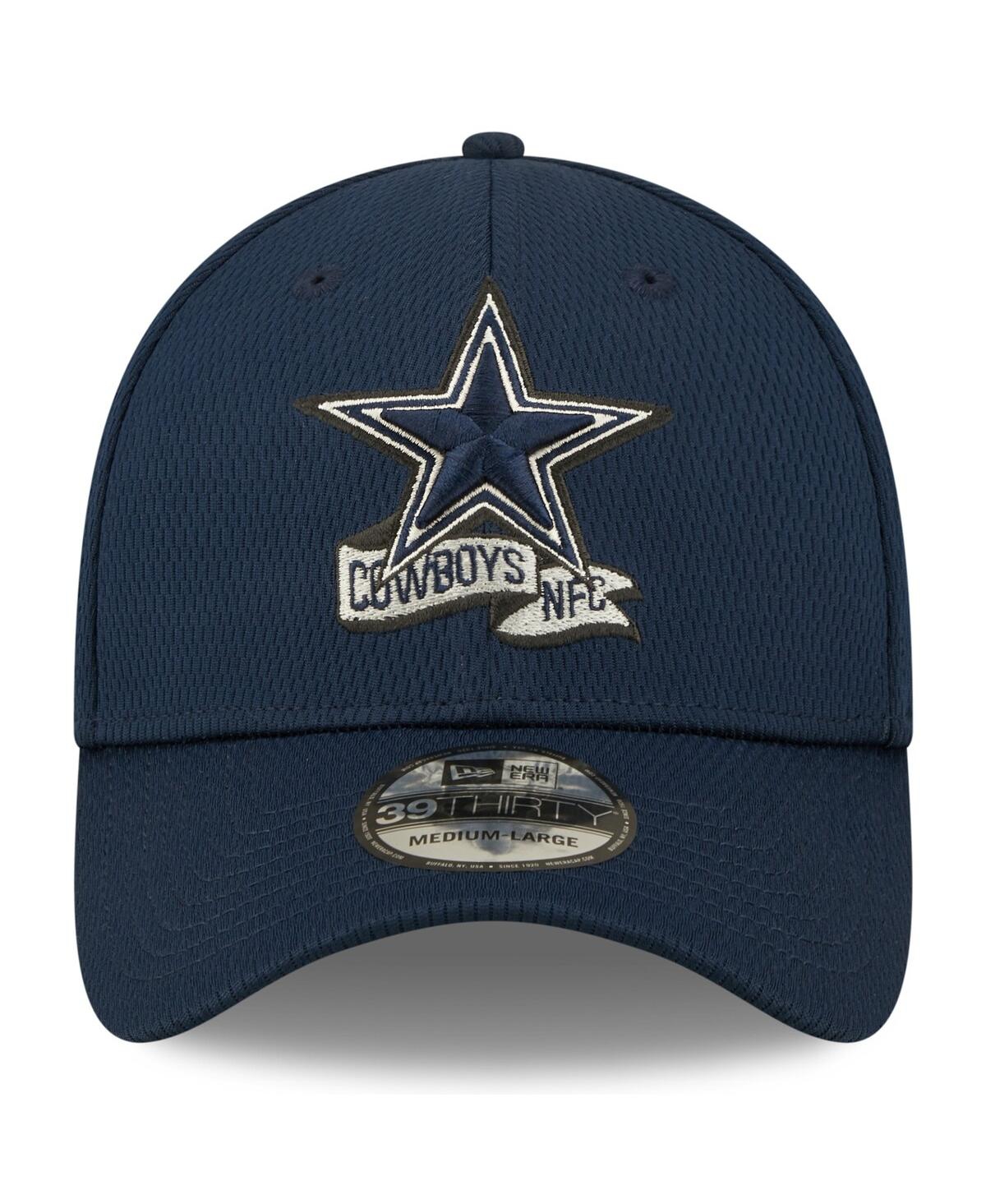 NEW ERA MEN'S NEW ERA NAVY DALLAS COWBOYS 2022 SIDELINE 39THIRTY COACHES FLEX HAT