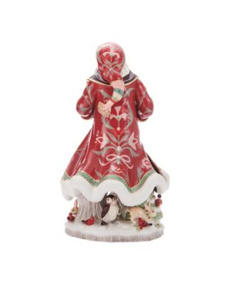 Chalet Santa Figurine