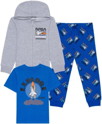 Baby Boys NASA Printed Winter Tracksuit – 2 Piece Set