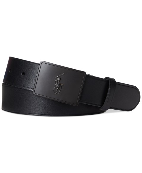Мужские Polo Ralph Lauren Men's Plaque-Buckle Leather Belt
