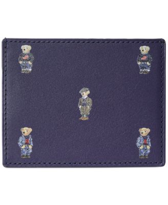 Polo Ralph Lauren Men s Polo Bear Leather Card Case Macy s