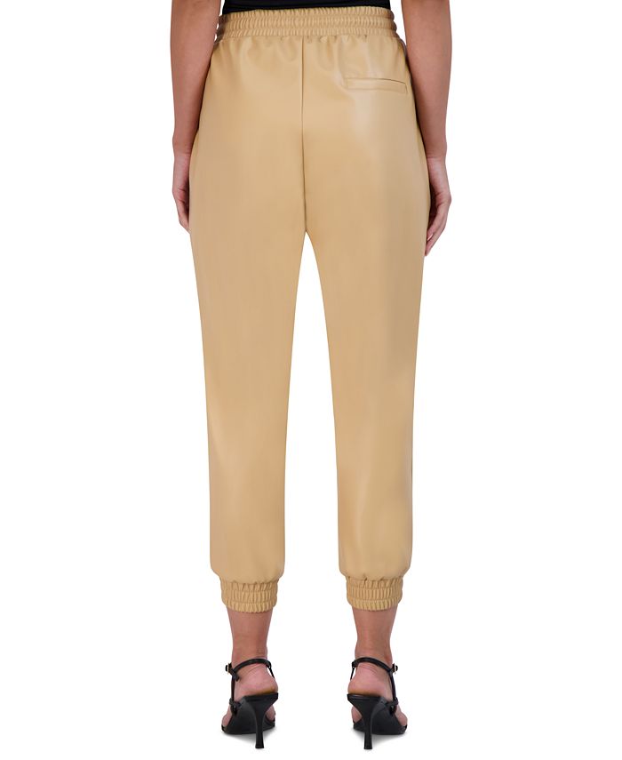BCBGeneration Women's FauxLeather Jogger Pants Macy's