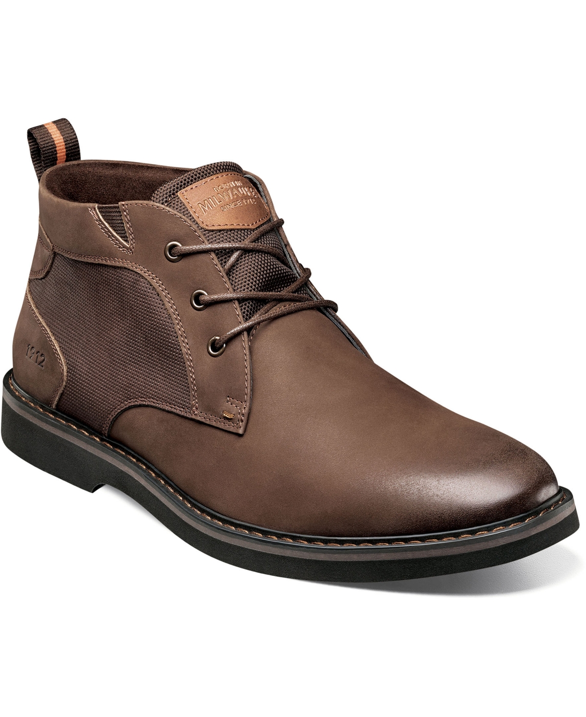Men's Denali Waterproof Leather Plain Toe Boots - Dark Brown