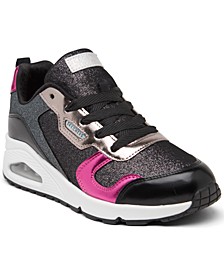Big Girls Uno - Metallic Remix Casual Sneakers from Finish Line