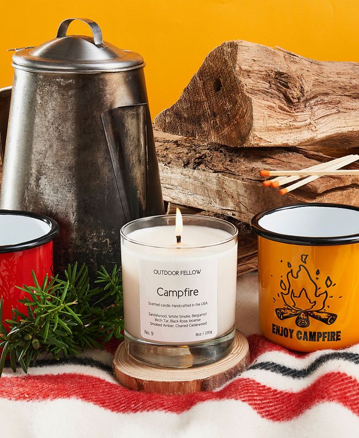 Outdoor Fellow Campfire Scented Candle, 8 oz Macy's