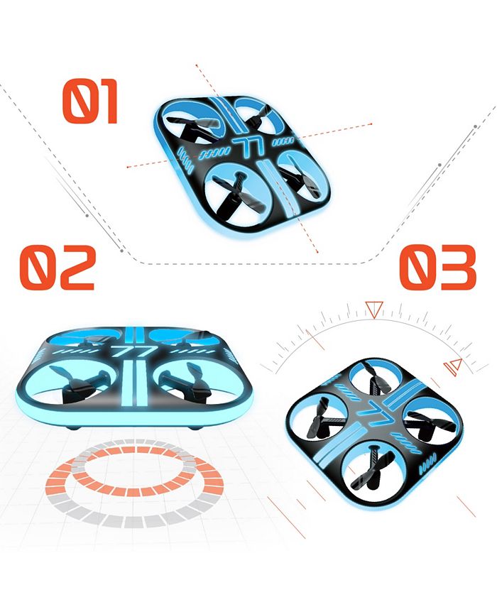 Sharper Image Lumo Stunt Remote Control Glow Drone Macy's