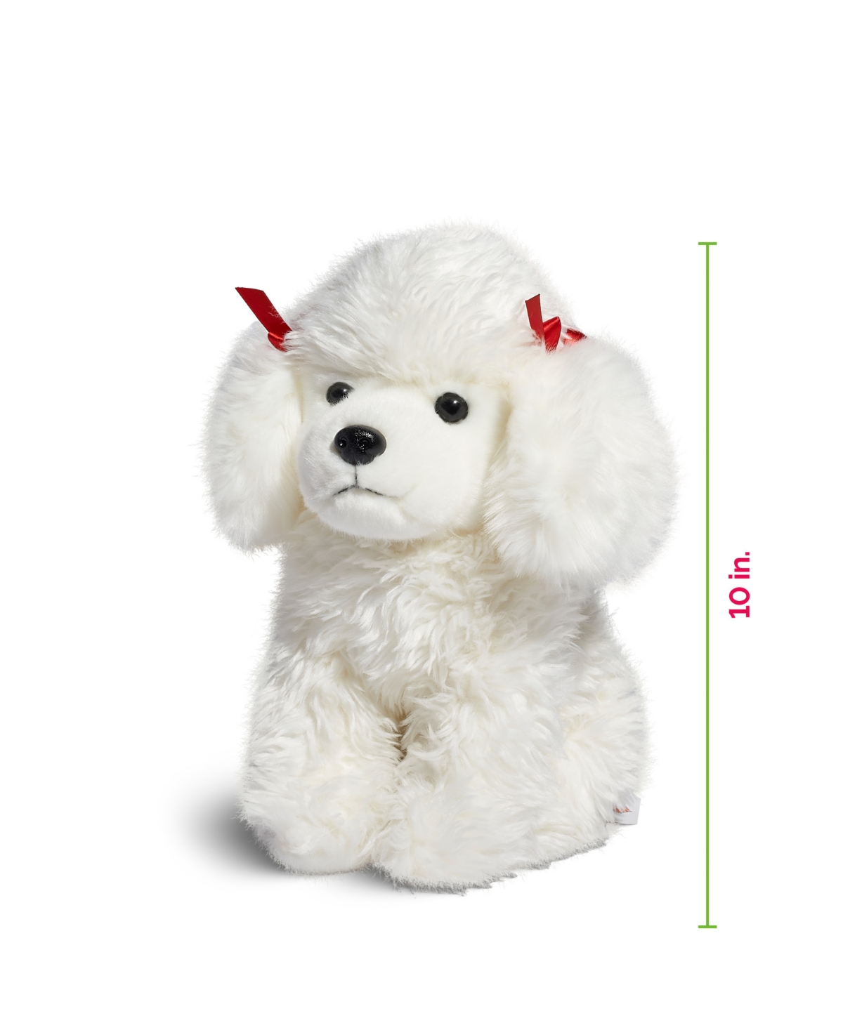 Shop Geoffrey's Toy Box 10" Poodle Puppy Dog Toy, Created For Macy's In White