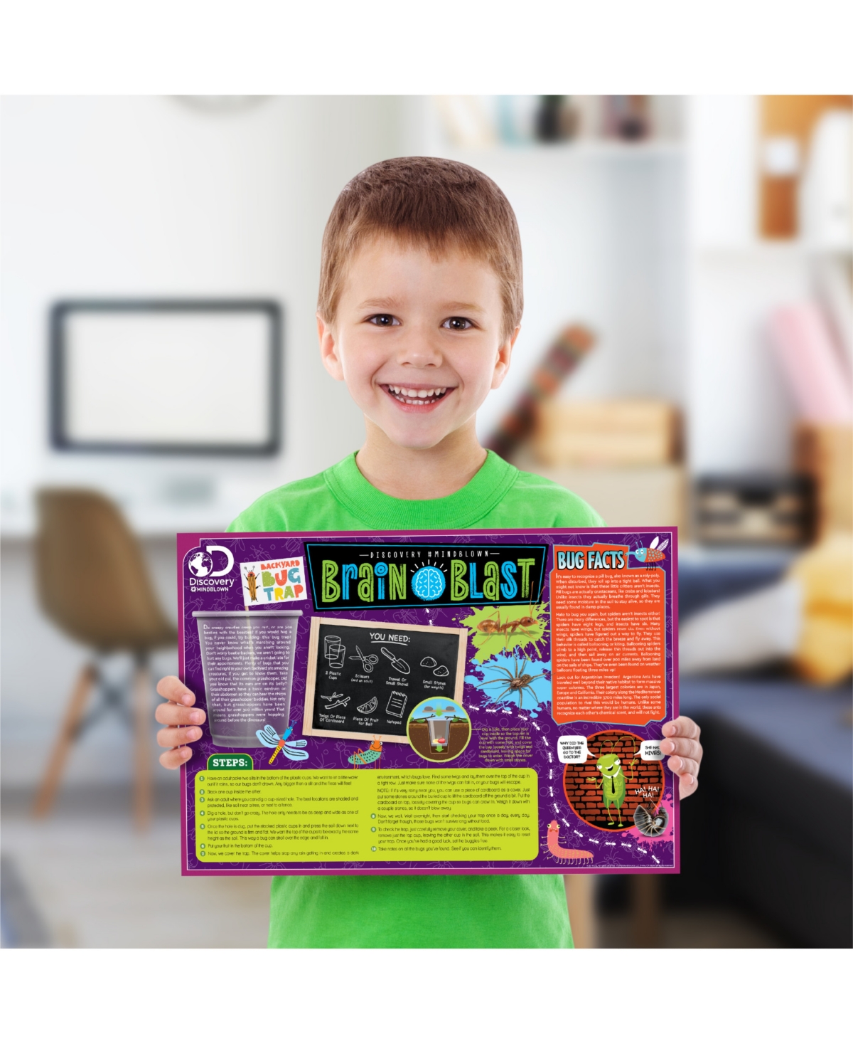 Discovery Mindblown Discovery Kids Diy Terrarium Grow Kit, Fast-growing Indoor Mini Garden In No Color