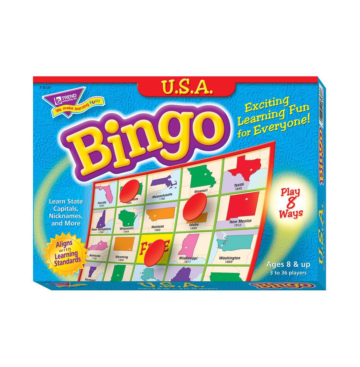 Trend Enterprises U.s.a. Bingo Game In Multi