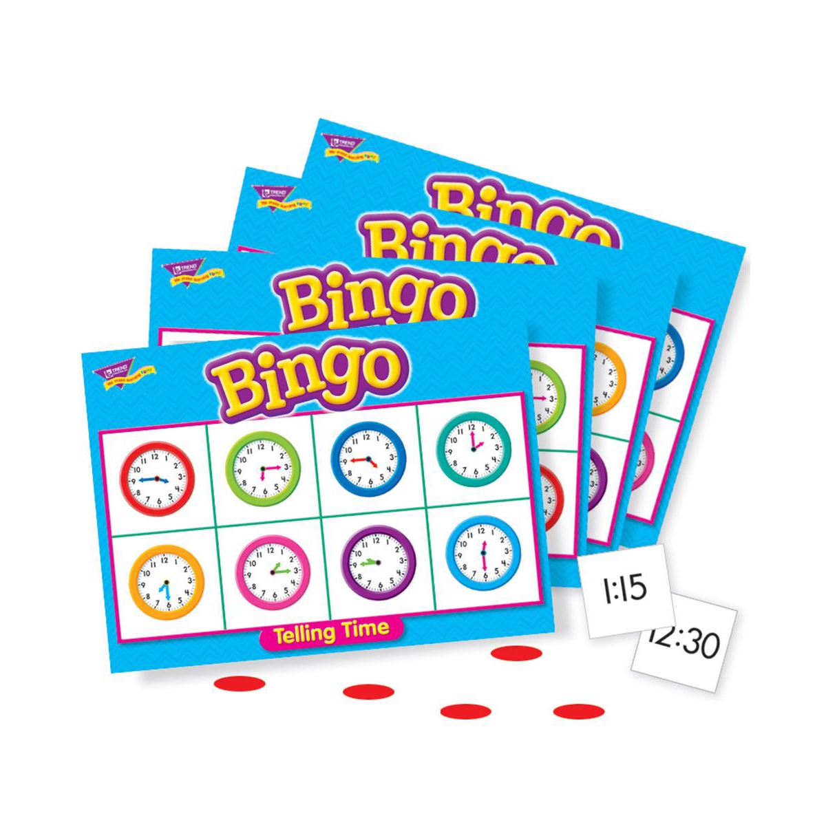 TREND ENTERPRISES TELLING TIME BINGO GAME