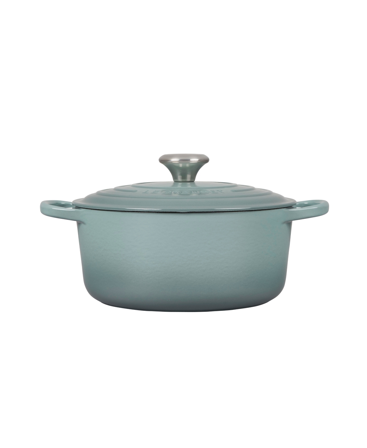 Le Creuset 4.5-qt. Signature Enameled Cast Iron Round Dutch Oven In Sea Salt