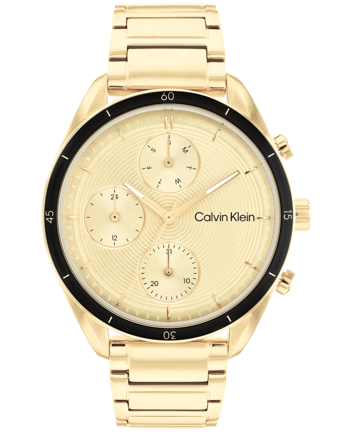 Calvin Klein Women's Gold-tone Stainless Steel Bracelet Watch 38mm Women's  Shoes | ModeSens