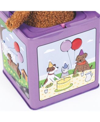 Birthday Puppy Jack in the Box Toy