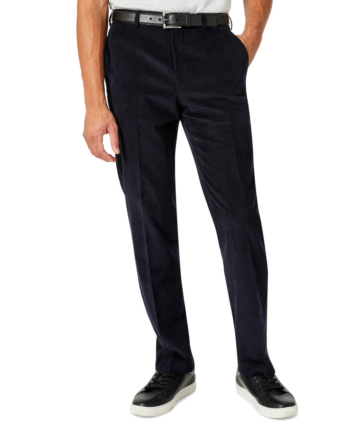Michael Kors Men's Modern-fit Corduroy Pants In Navy