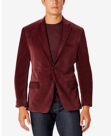 Men's Modern-Fit Velvet Blazer