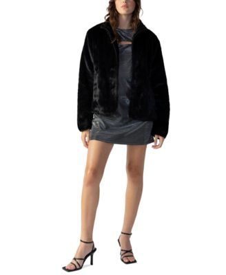 Sanctuary - Women's Canyon Escape Faux-Fur Zip Jacket