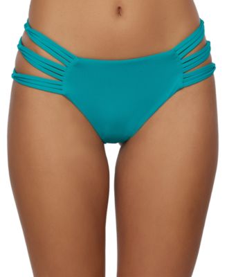 O'Neill - Juniors' Saltwater Solids Boulders Strappy Bikini Bottoms