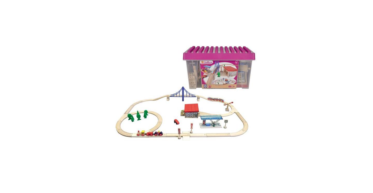 Детский игровой набор Simba Toys Eichhorn Large Wooden Train Play Set — фото 2