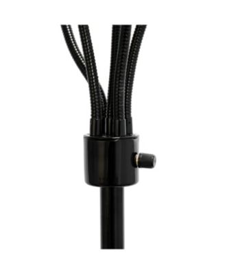 Simple Designs 5 Light Adjustable Gooseneck Floor Lamp with Shades