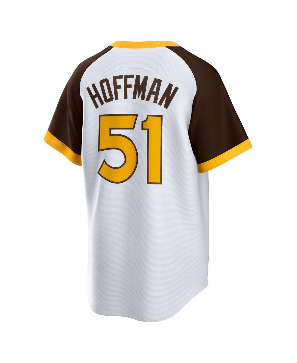 Men's Nike Trevor HoffmanSan Diego Padres Home Cooperstown Collection Player Jersey - White