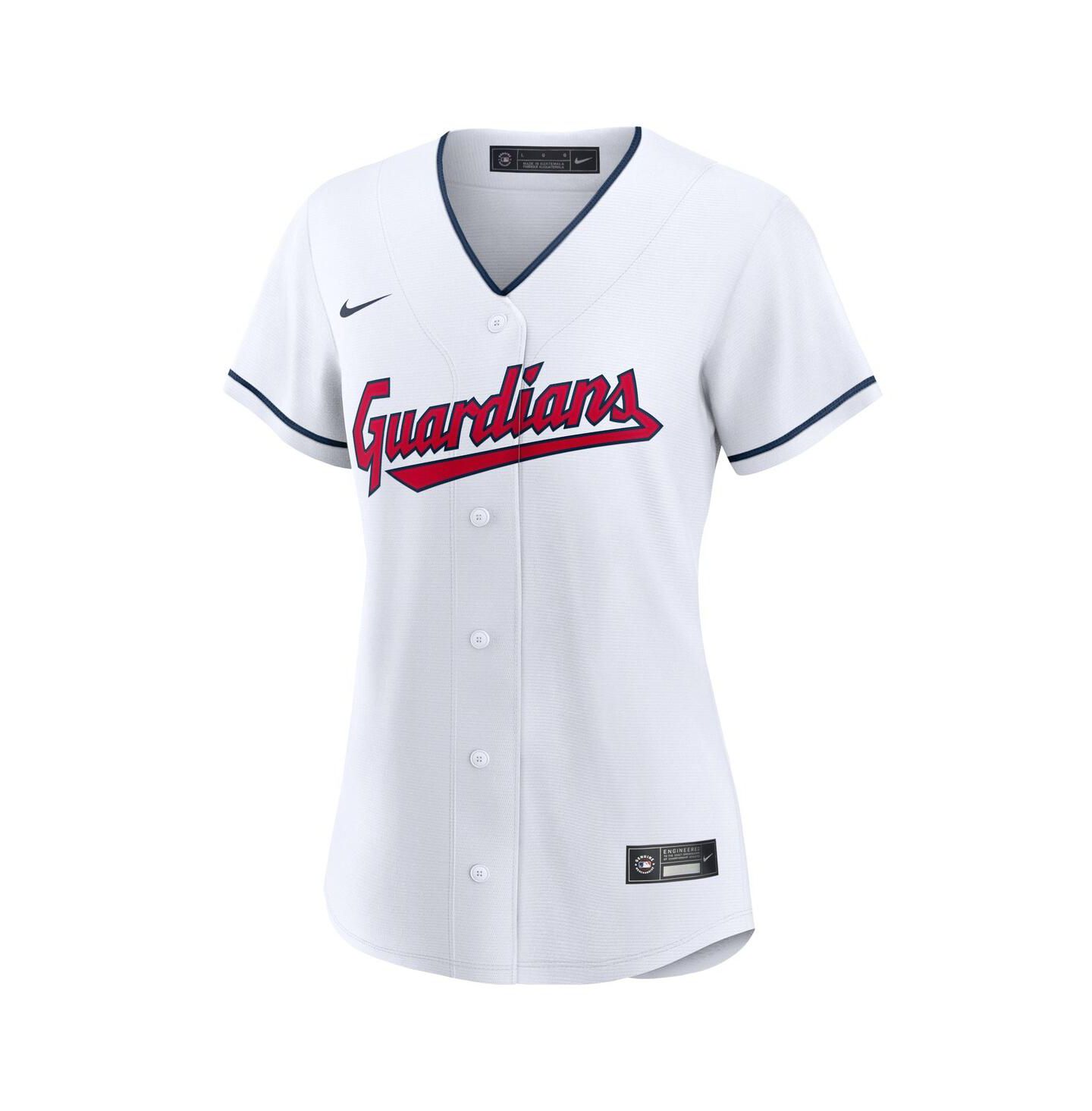 Мужской топ Nike White Cleveland Guardians Home Replica Team Jersey — фото 3