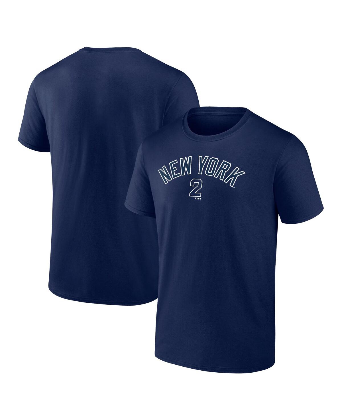 Fanatics Branded Derek Jeter Navy New York Yankees Player Name & Number T-shirt In Navy