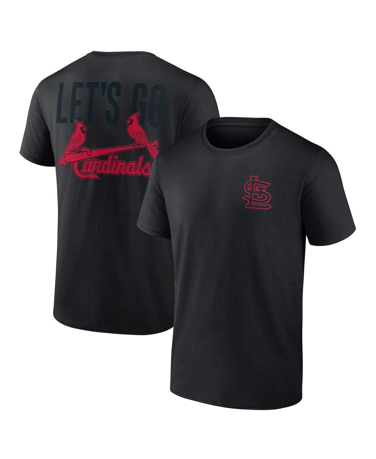 St. Louis Cardinals Fanatics Branded Win Stripe T-Shirt - Charcoal