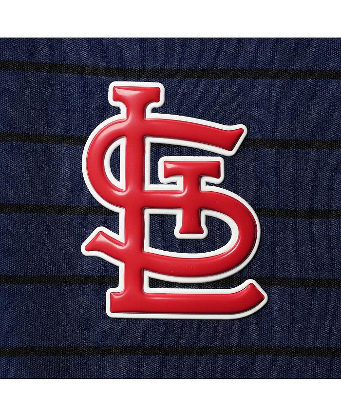 LevelWear Men #39 s Navy St Louis Cardinals Insignia Pulse Raglan Polo