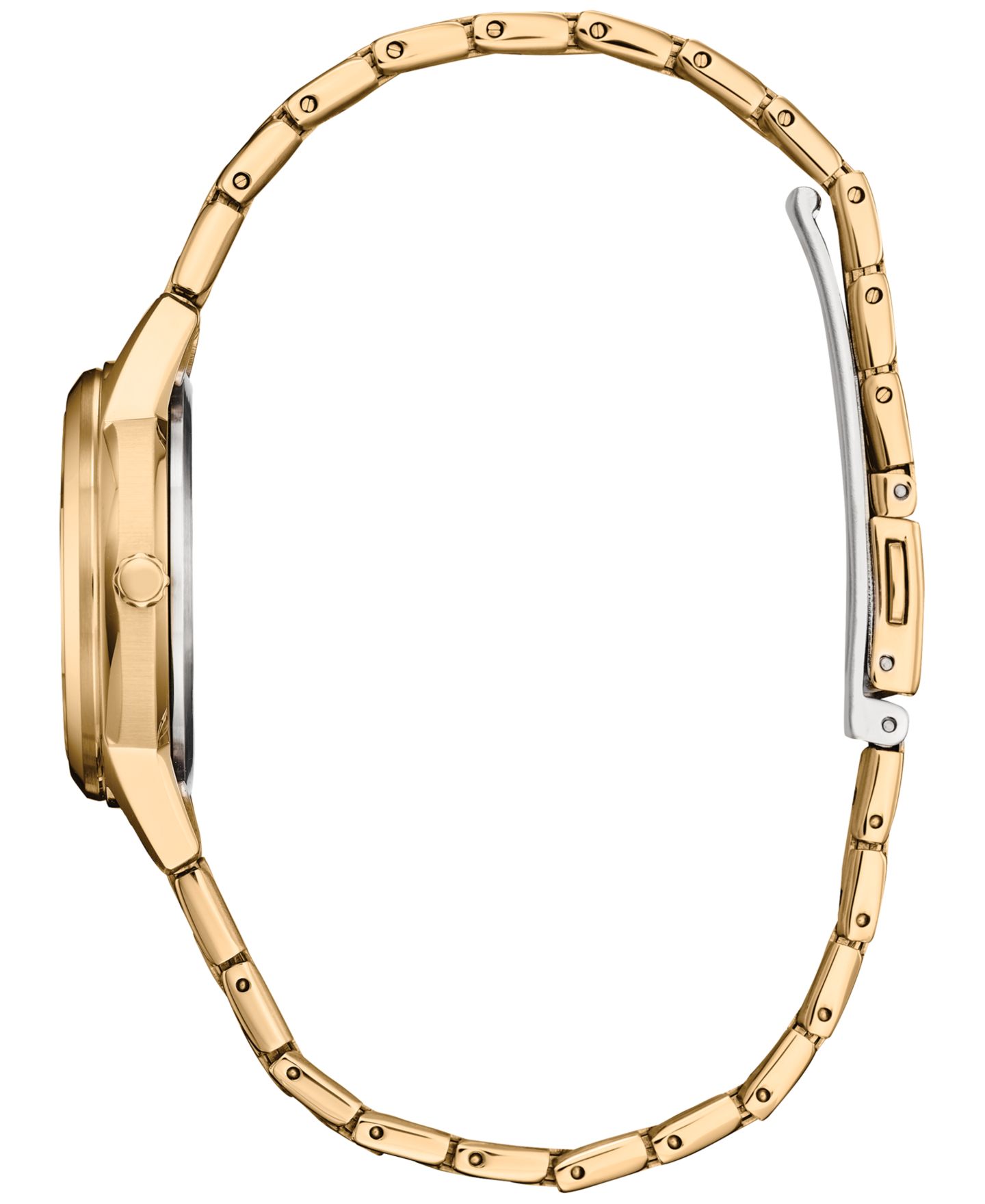 Женские часы Citizen Eco-Drive Classic Gold-Tone Stainless Steel Bracelet Watch 29mm — фото 2