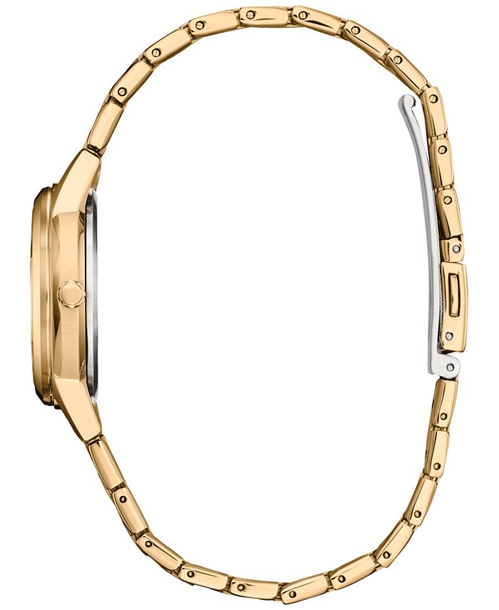 Citizen Eco-Drive Women's Classic Gold-Tone Stainless Steel Bracelet ...