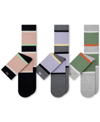 Pair of Thieves - Men's Cushioned Striped Crew Socks, 3-Pairs