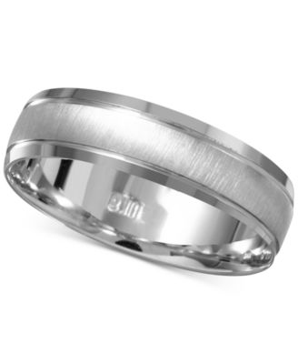 Macy S Men S Beveled Edge Satin Finish Comfort Fit Wedding Band In 14k   22853271 Fpx.tif