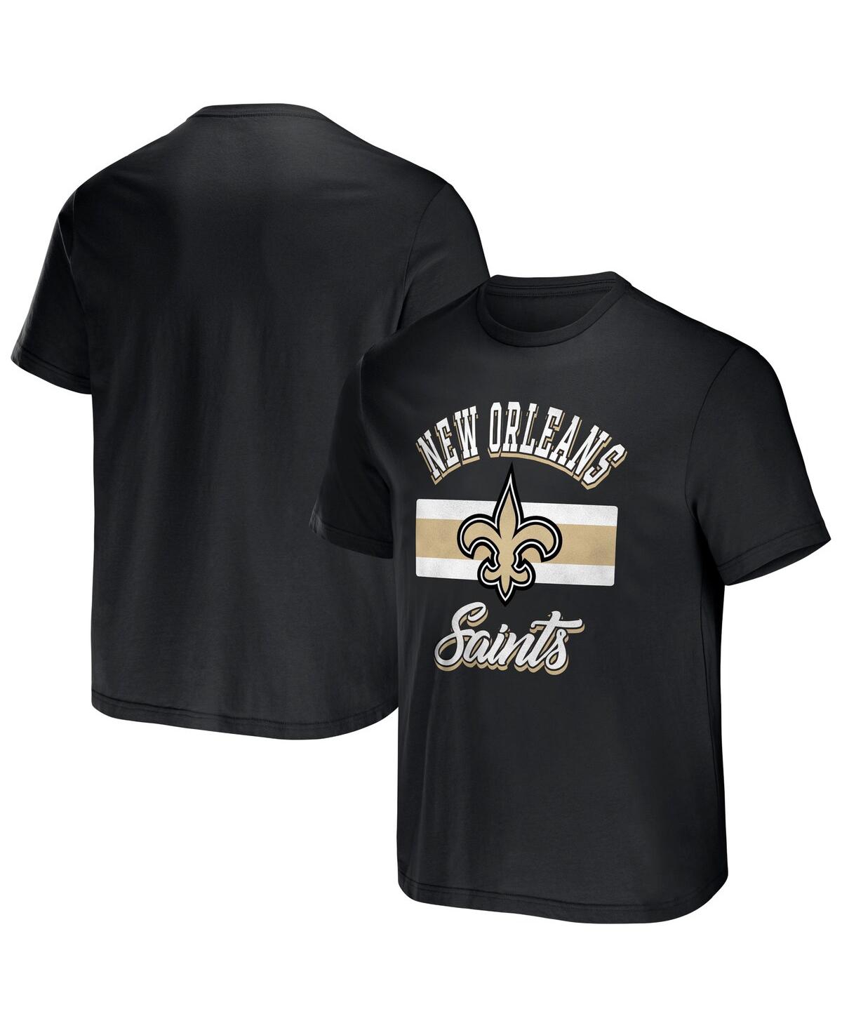 Men's New Orleans Saints NFL x Darius Rucker Collection by Fanatics  White/Black Colorblocked T-Shirt in 2023