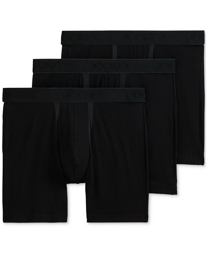 Jockey, Underwear & Socks, Jockey Black Micro Stretch Boxer Briefs 2pack