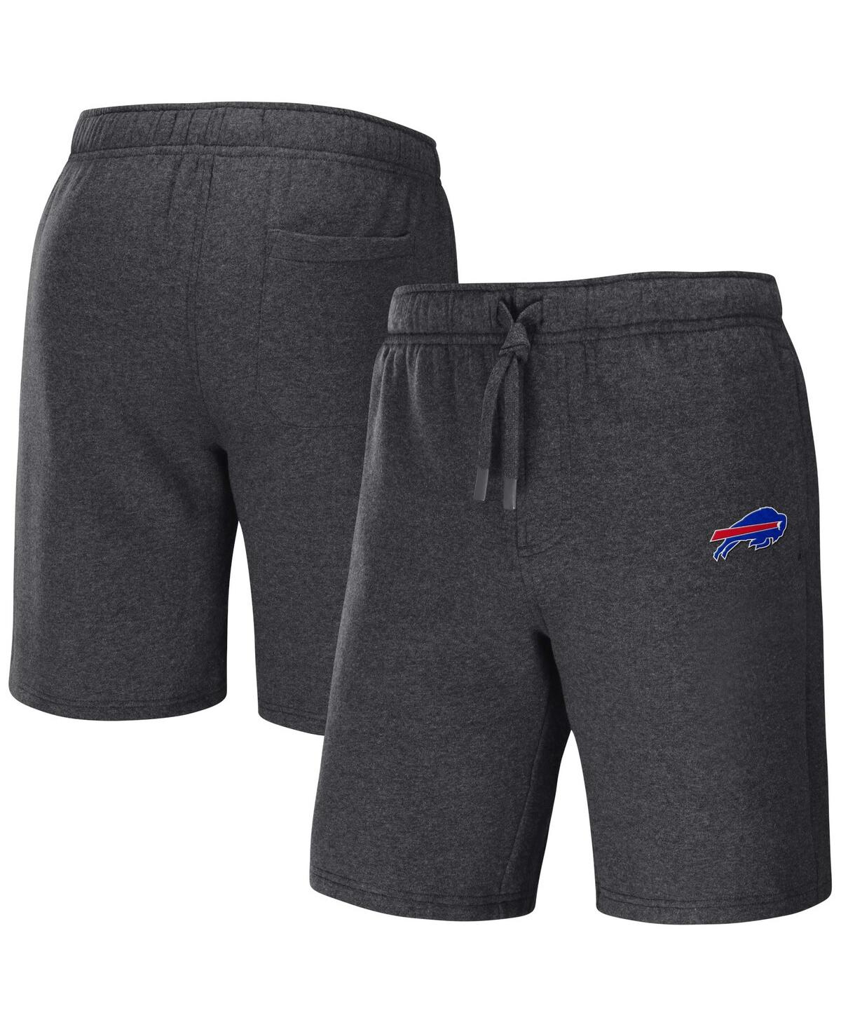 Fanatics Men's Nfl X Darius Rucker Collection By  Heather Charcoal Buffalo Bills Logo Shorts In Heather Charcoal