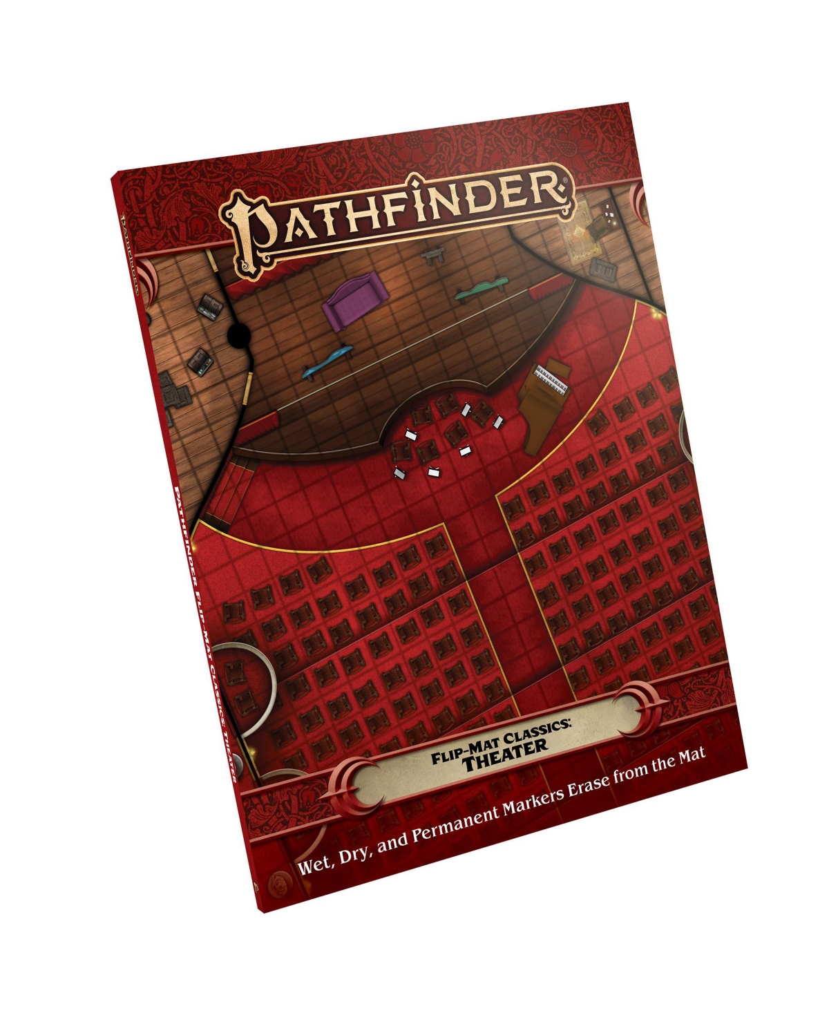 ISBN 9781640784482 product image for Paizo Pathfinder FlipMat Classics Theater 24