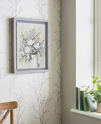 Willow in Vase Framed Print Wall Art, 19.7" x 15.7"